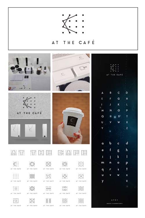 “AT THE CAFE”咖啡馆品牌视觉形象设计