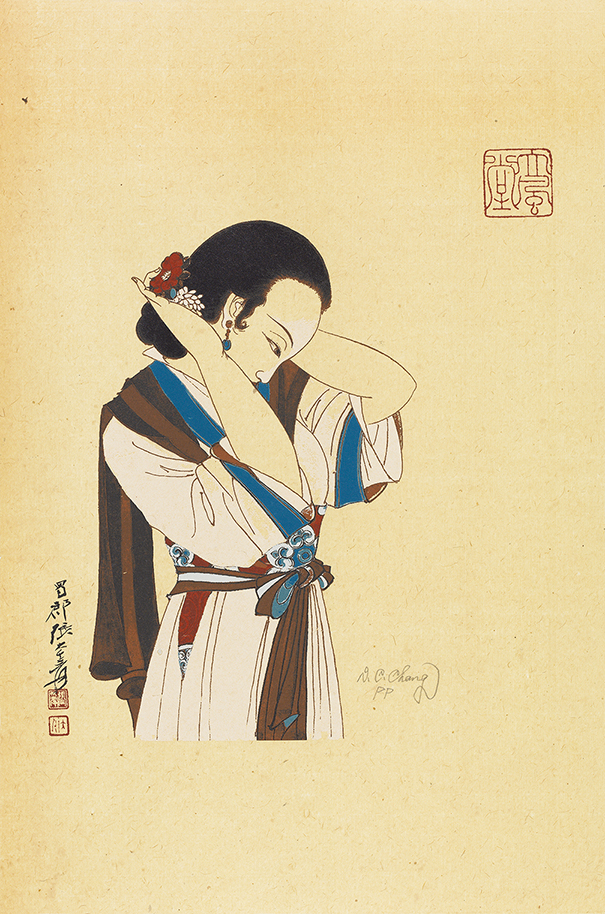 簪花仕女图PP