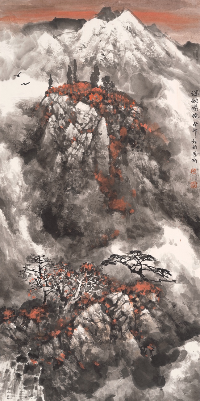 深秋鸣晓