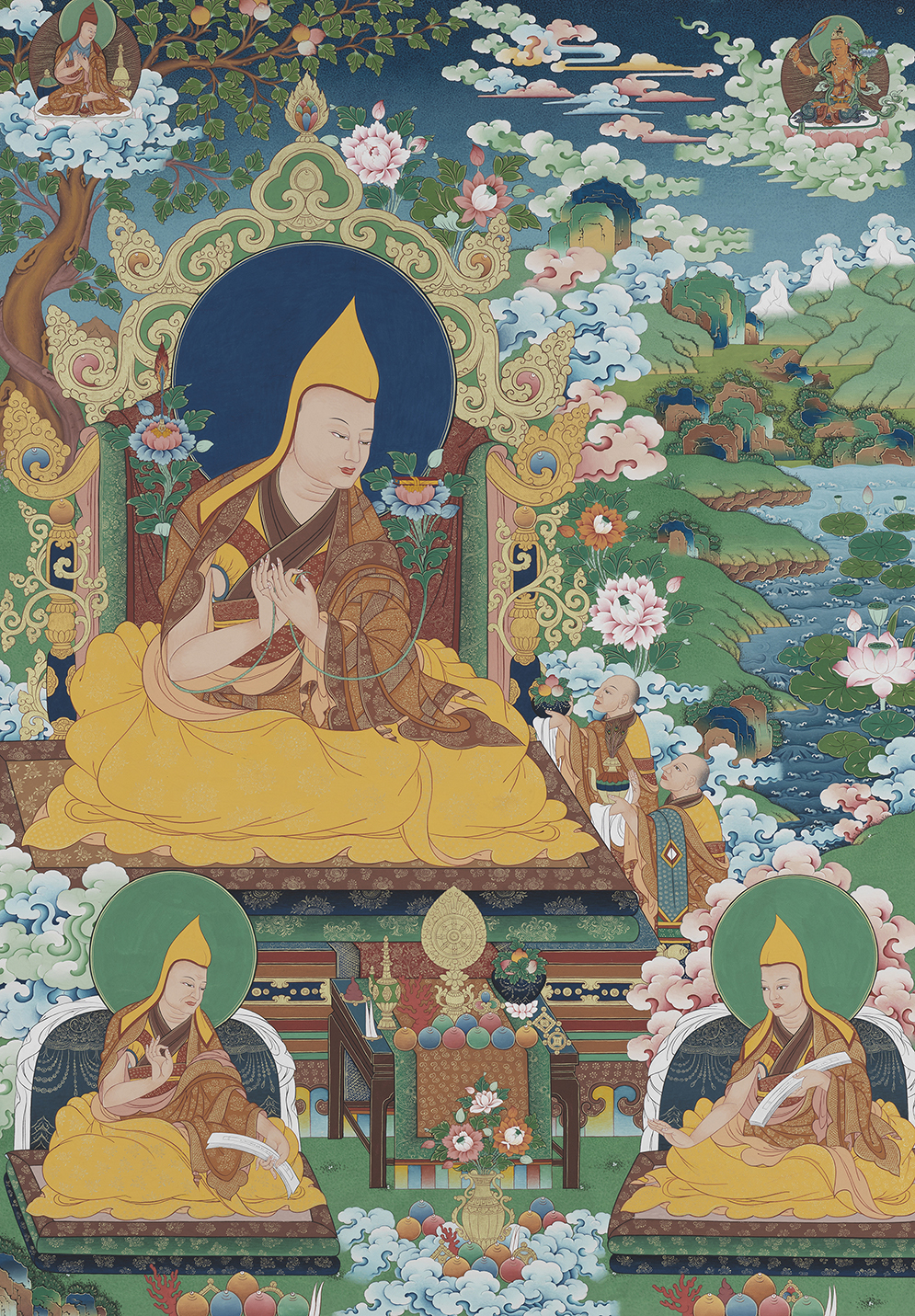 宗喀巴三尊大师
