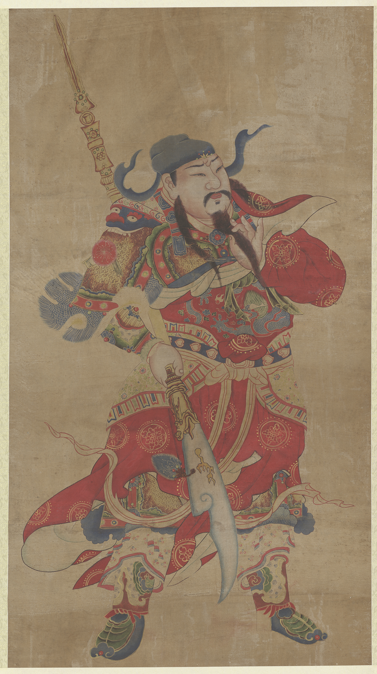 龙袍关公
