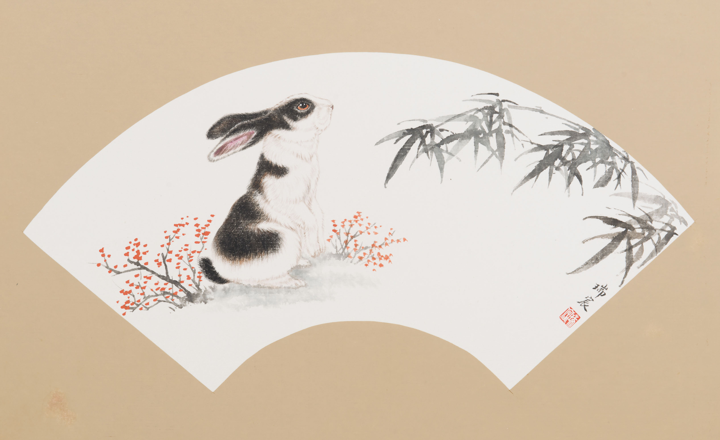许峰画家兔子图片