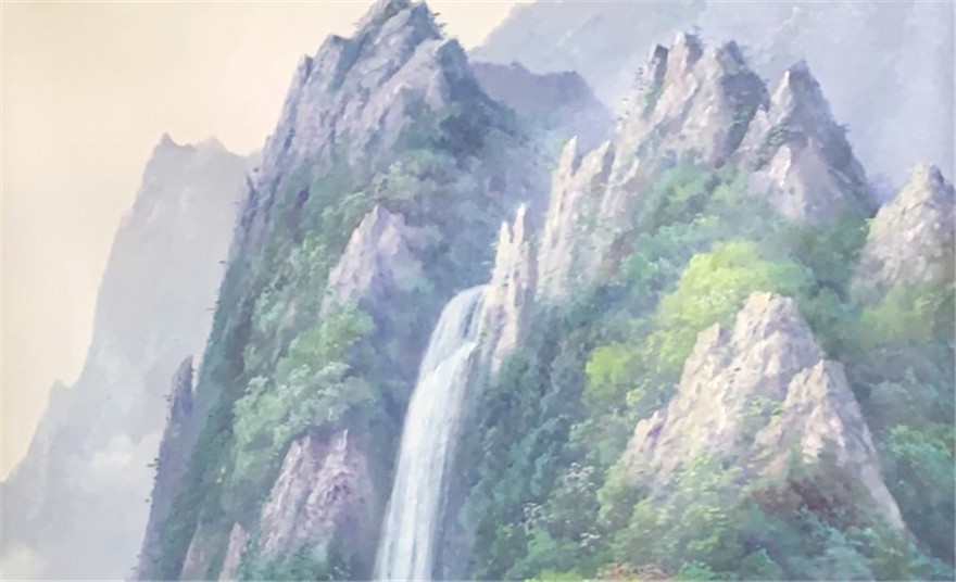 崔金哲|朝鲜油画一级画家《风景》|艺鼎通艺术